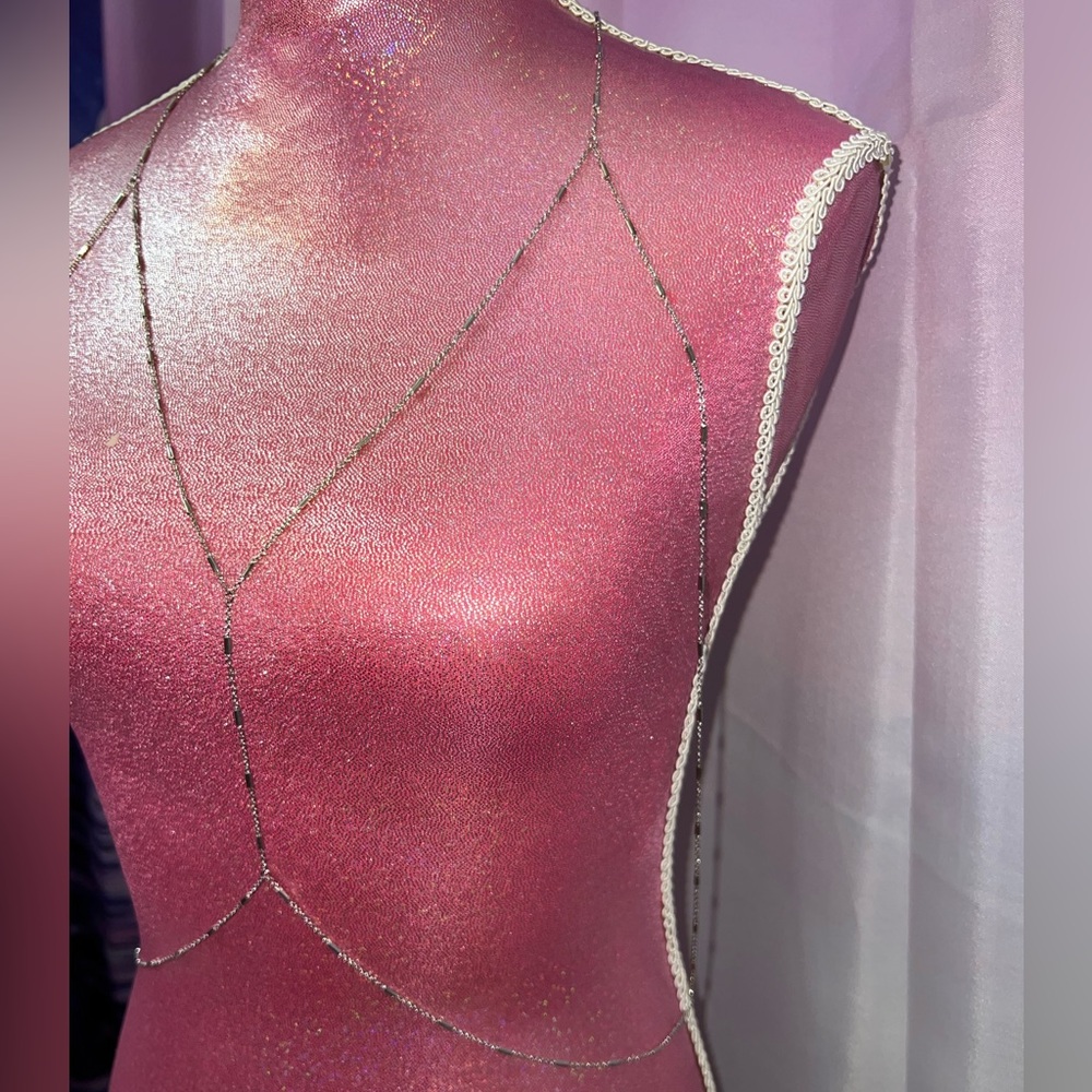 silver y2k body/waist chain - Picture 2 of 5